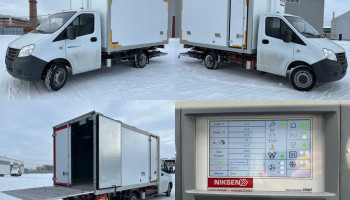 Отгрузка автомобиля для доставки инкубационного яйца